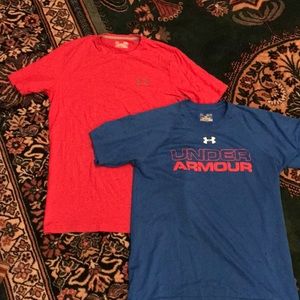 Men’s under armour size small tees